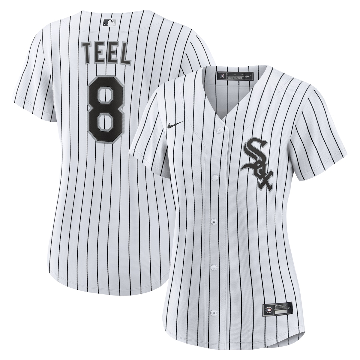 【公式グッズ】MLB ホワイトソックス カイル・ティール ホーム ユニフォーム （レプリカ） Nike/ナイキ レディース ホワイト (Women's Nike 1.0 Replica Player Jersey)｜Fanatics公式ストア 店