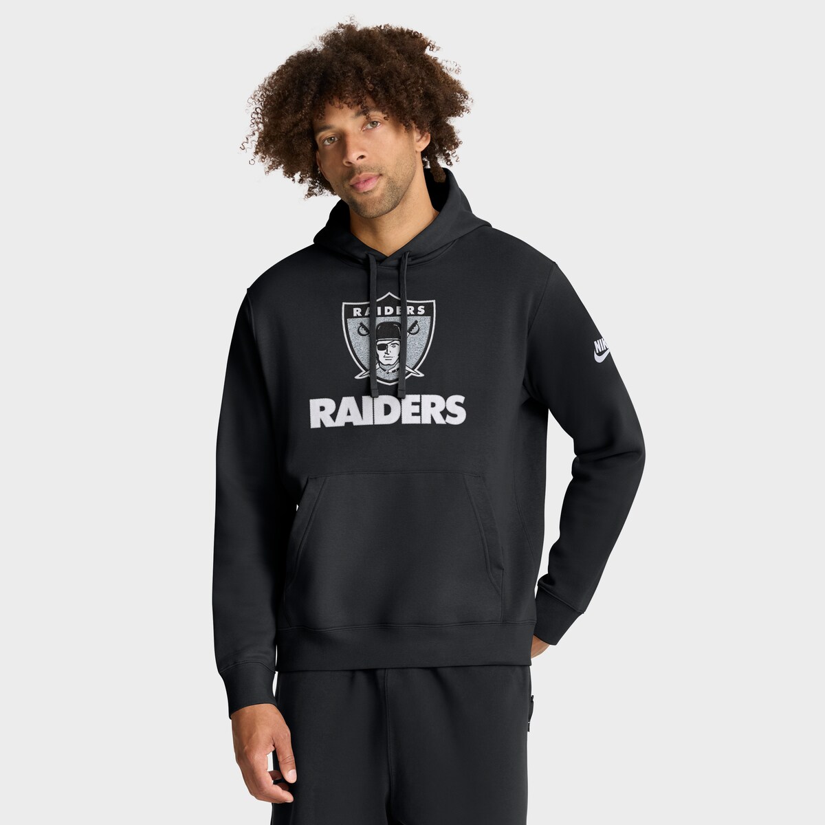 【公式グッズ】NFL レイダース プルオーバー パーカー Nike/ナイキ メンズ ブラック (Men's Nike Best Season Rewind Club Hoodie)