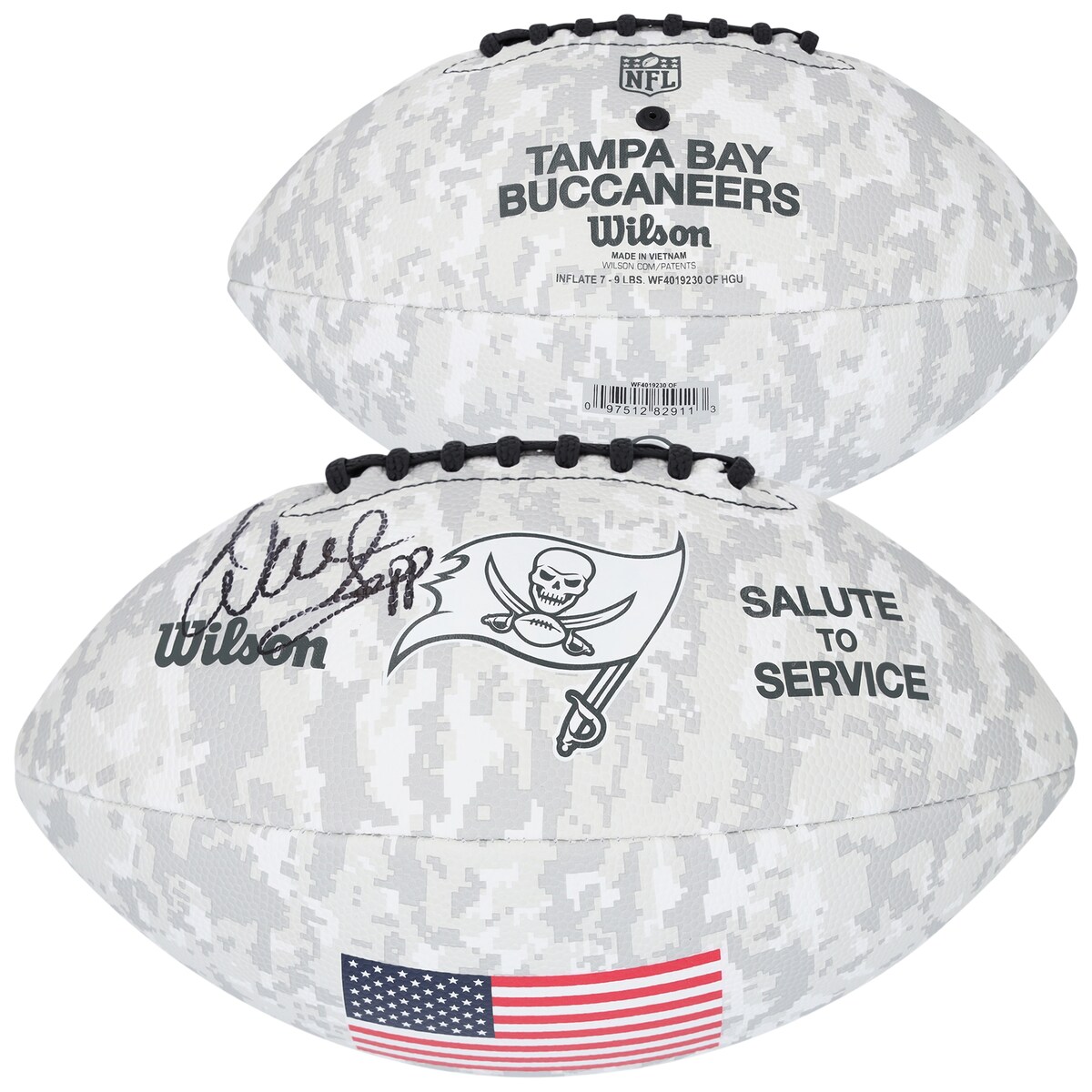 【公式シリアル番号付き】NFL バッカニアーズ ウォーレン・サップ 直筆サイン入り フットボール Fanatics Authentic/ファナティクスオーセンティック (AUT FOOTBALL 45835)|Fanatics公式ストア 店
