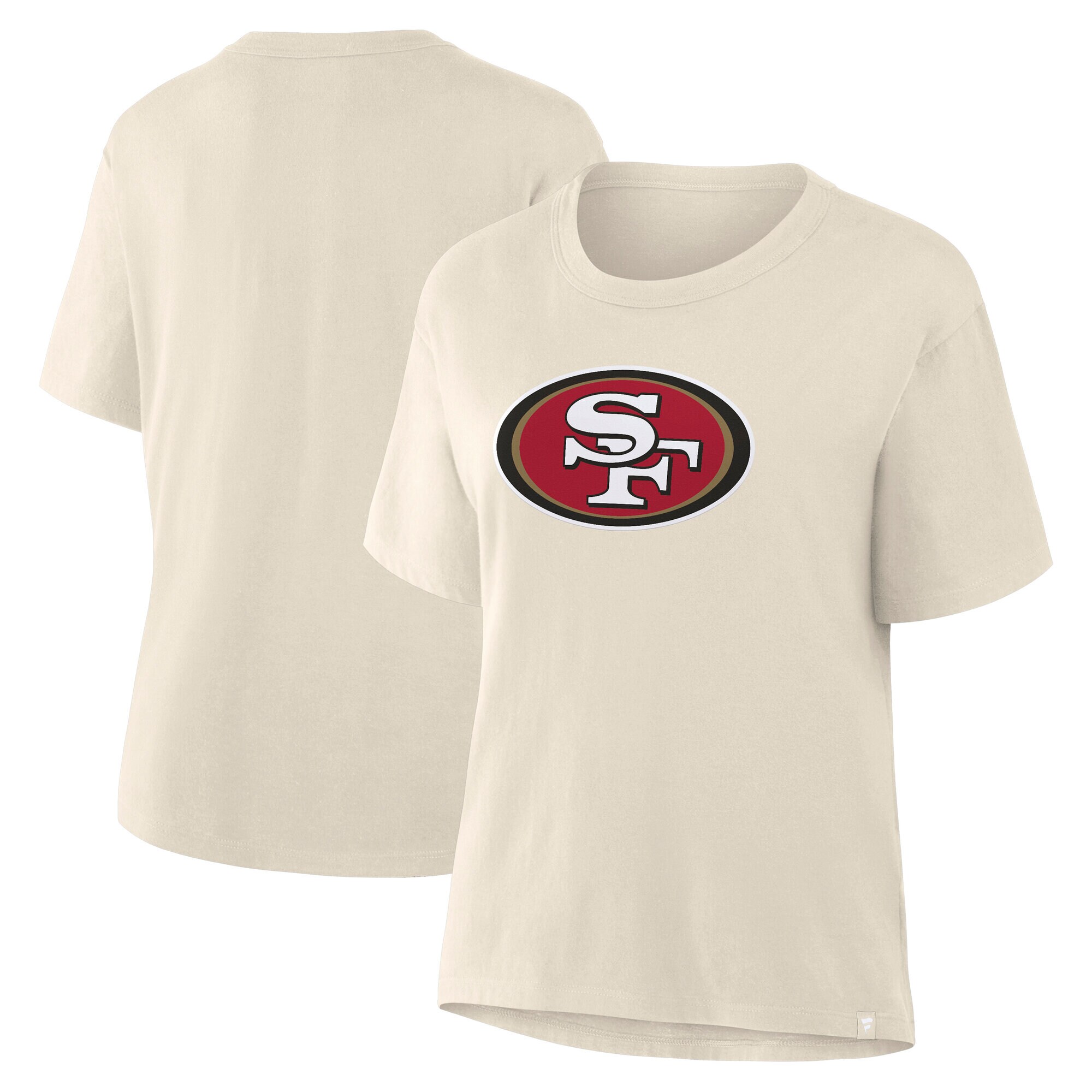 【公式グッズ】NFL 49ers Tシャツ Fanatics/ファナティクス レディース クリーム (NFL Womens Dove Legacy Cotton SST - R)