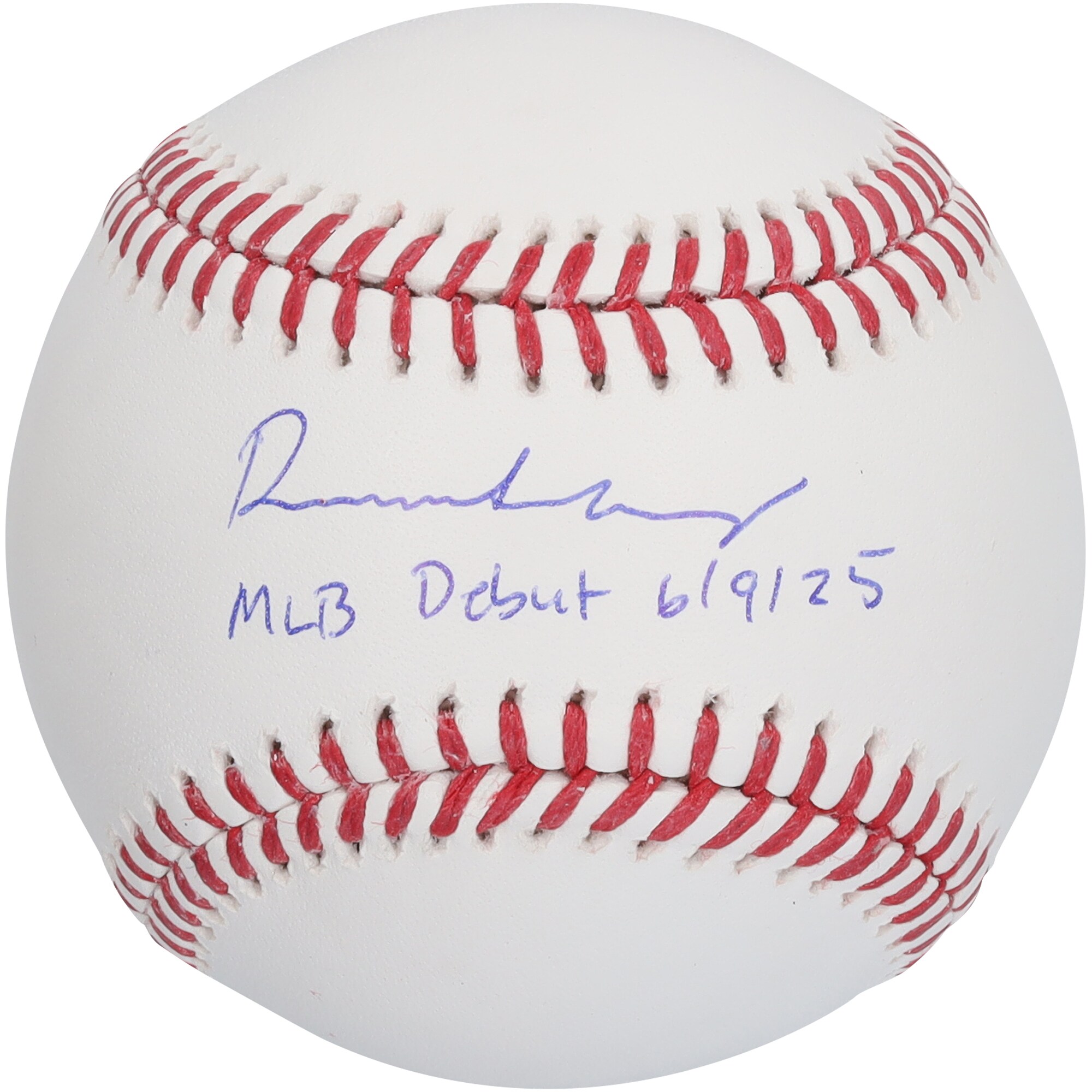 ドジャース 佐々木朗希 直筆サイン ボール MLB Fanatics 証明付 佐々木朗希 2025 MLB™デビュー記念 直筆サインボール 特製展示ケース