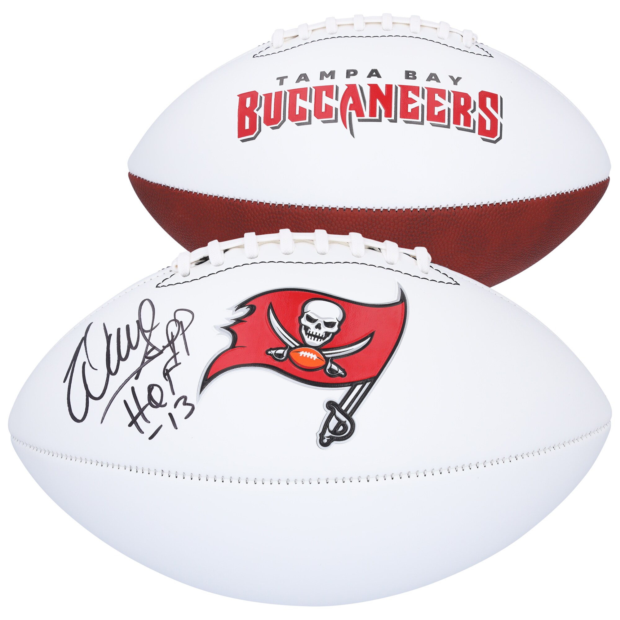 【公式シリアル番号付き】NFL バッカニアーズ ウォーレン・サップ 直筆サイン入り フットボール Fanatics Authentic/ファナティクスオーセンティック (AUT FOOTBALL-WHITE PANEL 45835)|Fanatics公式ストア 店