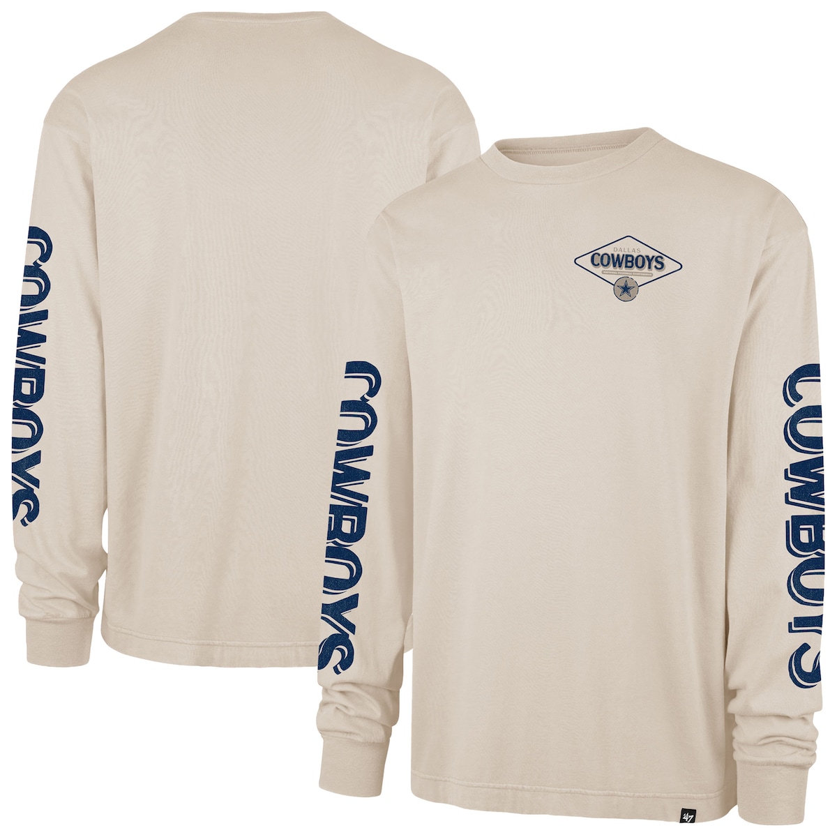 【公式グッズ】NFL カウボーイズ 長袖 Tシャツ '47/フォーティーセブン メンズ (CAIRN RAVINE FOUNDATION LS)