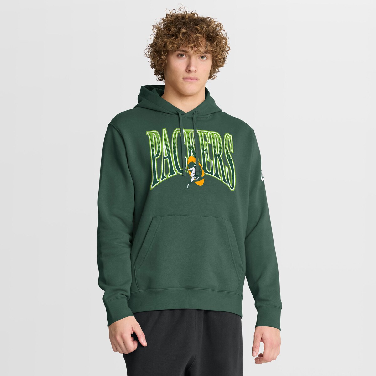 【公式グッズ】NFL パッカーズ フリース パーカー Nike/ナイキ メンズ グリーン (25 Men's Nike Rewind Club Fleece Pullover Hoodie)
