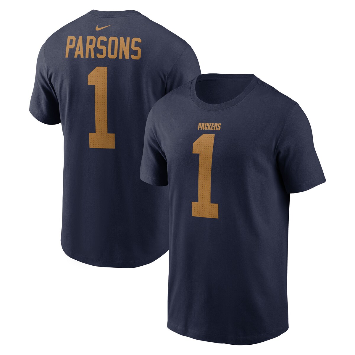 【公式グッズ】NFL パッカーズ マイカ・パーソンズ ネーム&ナンバー Tシャツ Nike/ナイキ メンズ ネイビー (25 Men's Nike Player N&N SST)