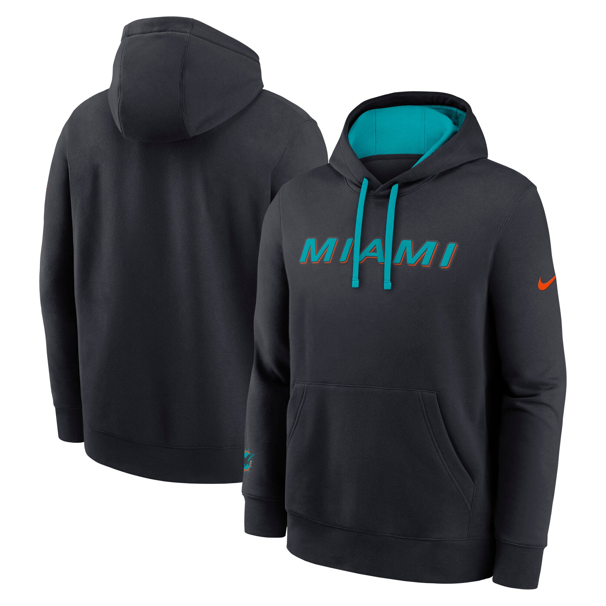 【公式グッズ】NFL ドルフィンズ パーカー Nike/ナイキ メンズ ネイビー (25 Men's Nike Rivalries Club Fleece Hoodie)