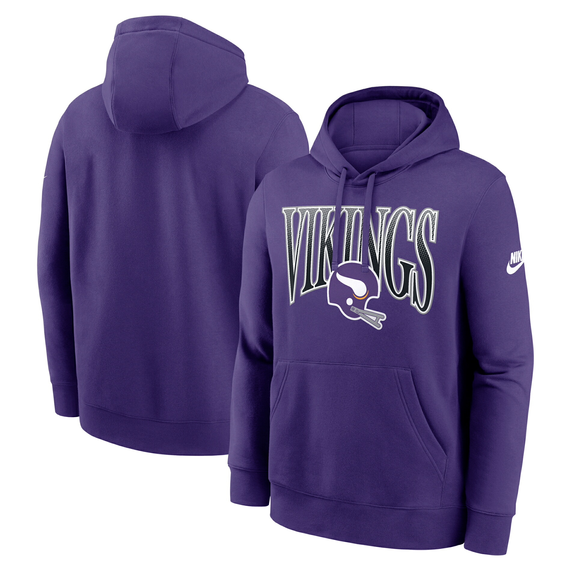 【公式グッズ】NFL バイキングス フリース パーカー Nike/ナイキ メンズ パープル (25 Men's Nike Rewind Club Fleece Pullover Hoodie)
