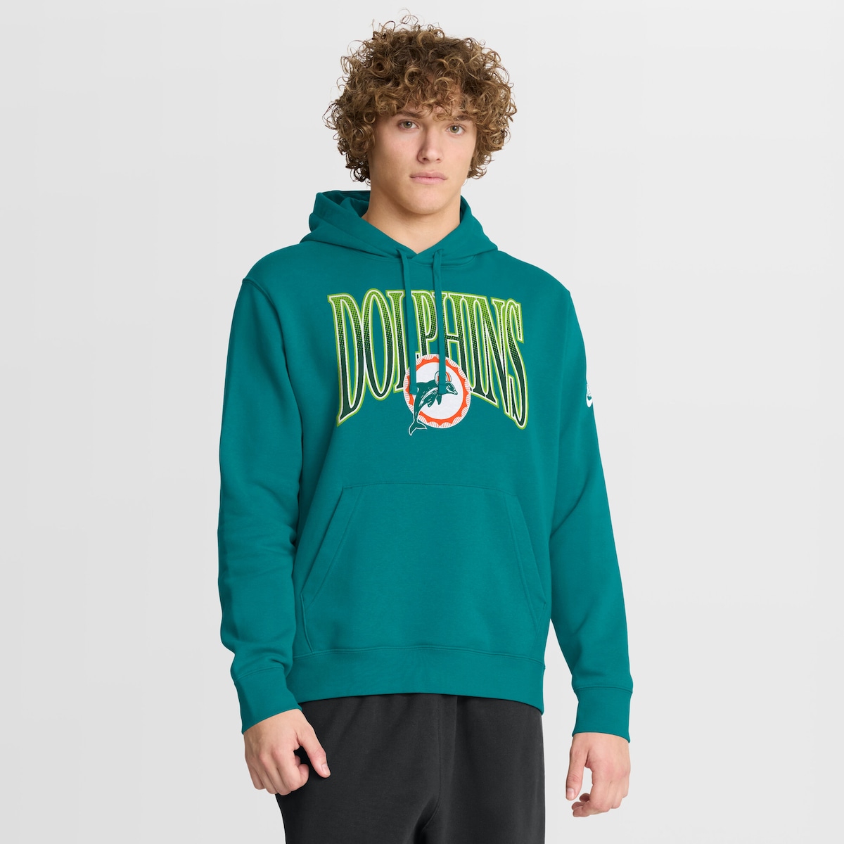 【公式グッズ】NFL ドルフィンズ フリース パーカー Nike/ナイキ メンズ アクア (25 Men's Nike Rewind Club Fleece Pullover Hoodie)|Fanatics公式ストア 店