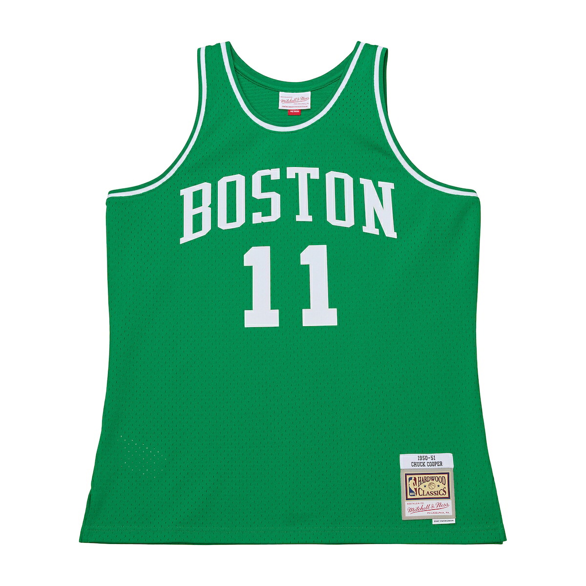 【公式グッズ】NBA セルティックス チャック・クーパー 復刻ユニフォーム Mitchell & Ness/ミッチェル&ネス メンズ グリーン (MNC NBA HWC Mens Swingman Jersey)
