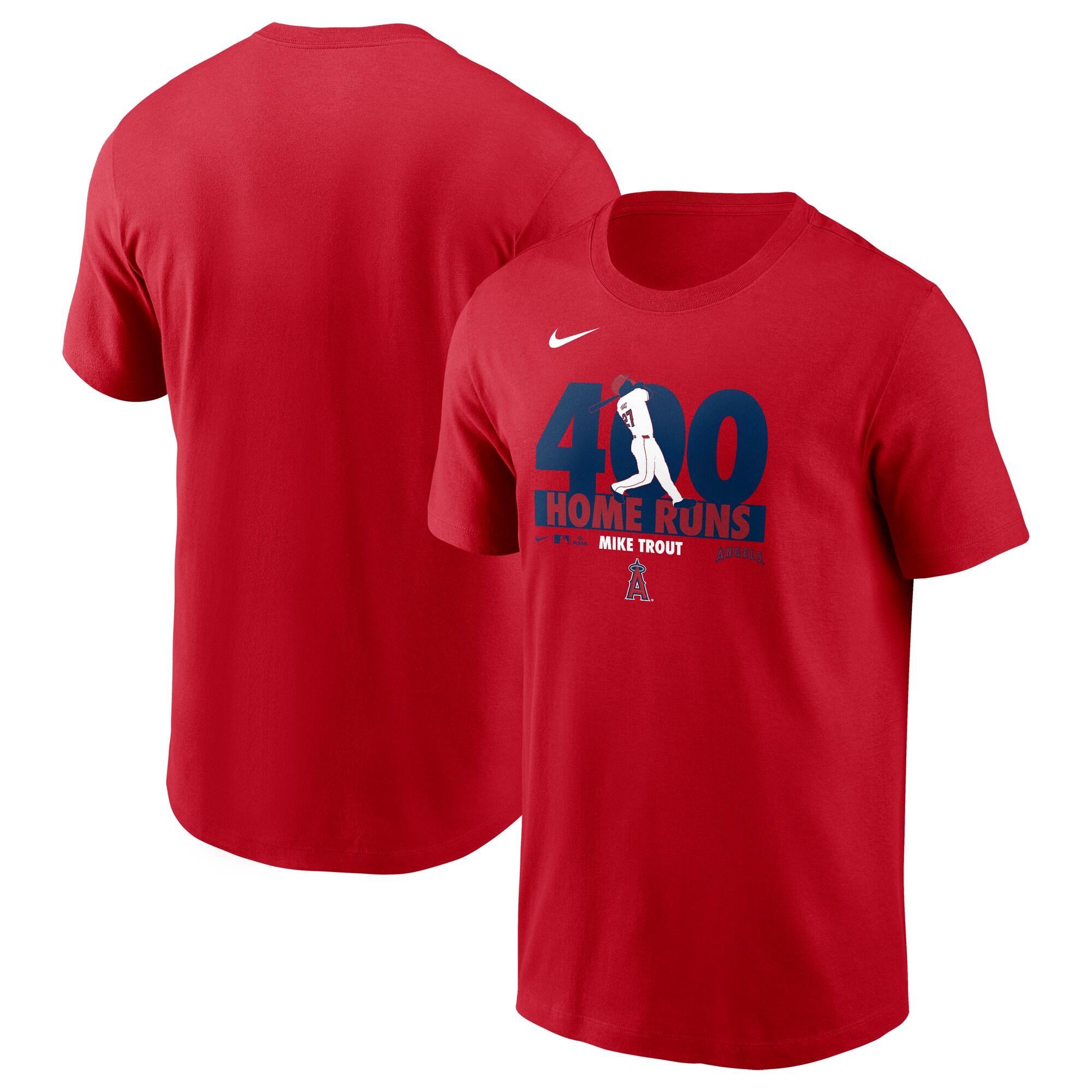 【公式グッズ】MLB エンゼルス マイク・トラウト Tシャツ Nike/ナイキ メンズ レッド (Men's Nike Player Graphic Tees - Milestones)｜Fanatics公式ストア 店 9,535円