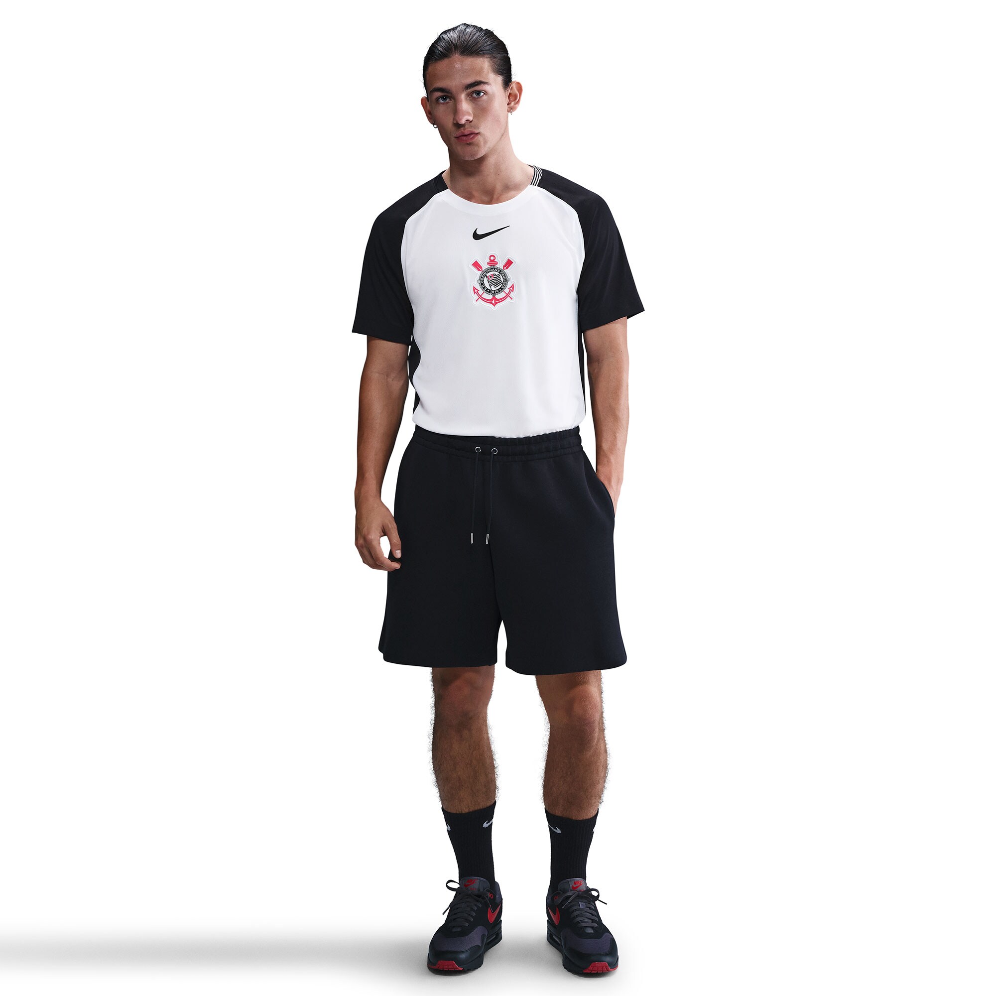 【公式グッズ】ブラジル セリエA コリンチャンス ホーム ユニフォーム （レプリカ） Nike/ナイキ メンズ ホワイト (NIK 2025/26 Men's Replica Jersey)｜Fanatics公式ストア 店