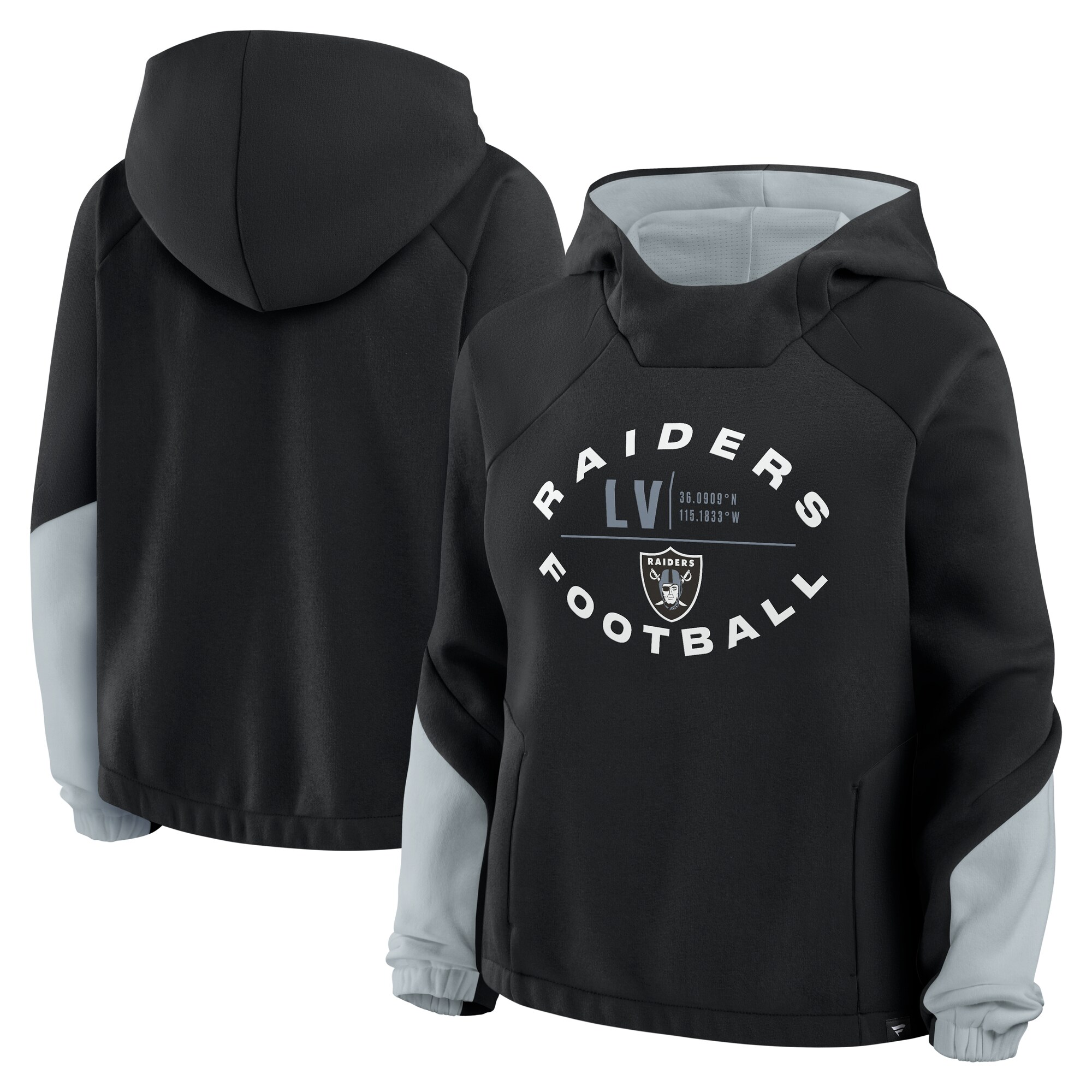 【公式グッズ】NFL レイダース パーカー Fanatics/ファナティクス レディース ブラック (NFL Womens Redzone Bubble Screen POH) 13,311円