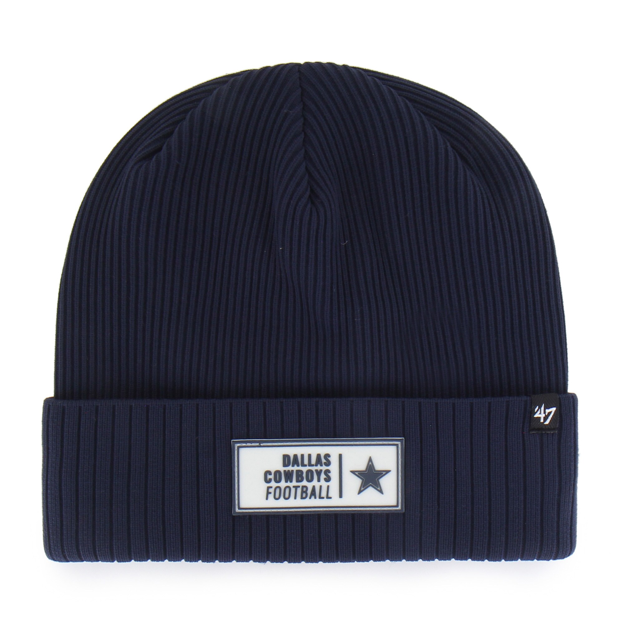 【公式グッズ】NFL カウボーイズ ニット帽 '47/フォーティーセブン メンズ ネイビー (NFL Cypher Cuffed Knit)｜Fanatics公式ストア 店