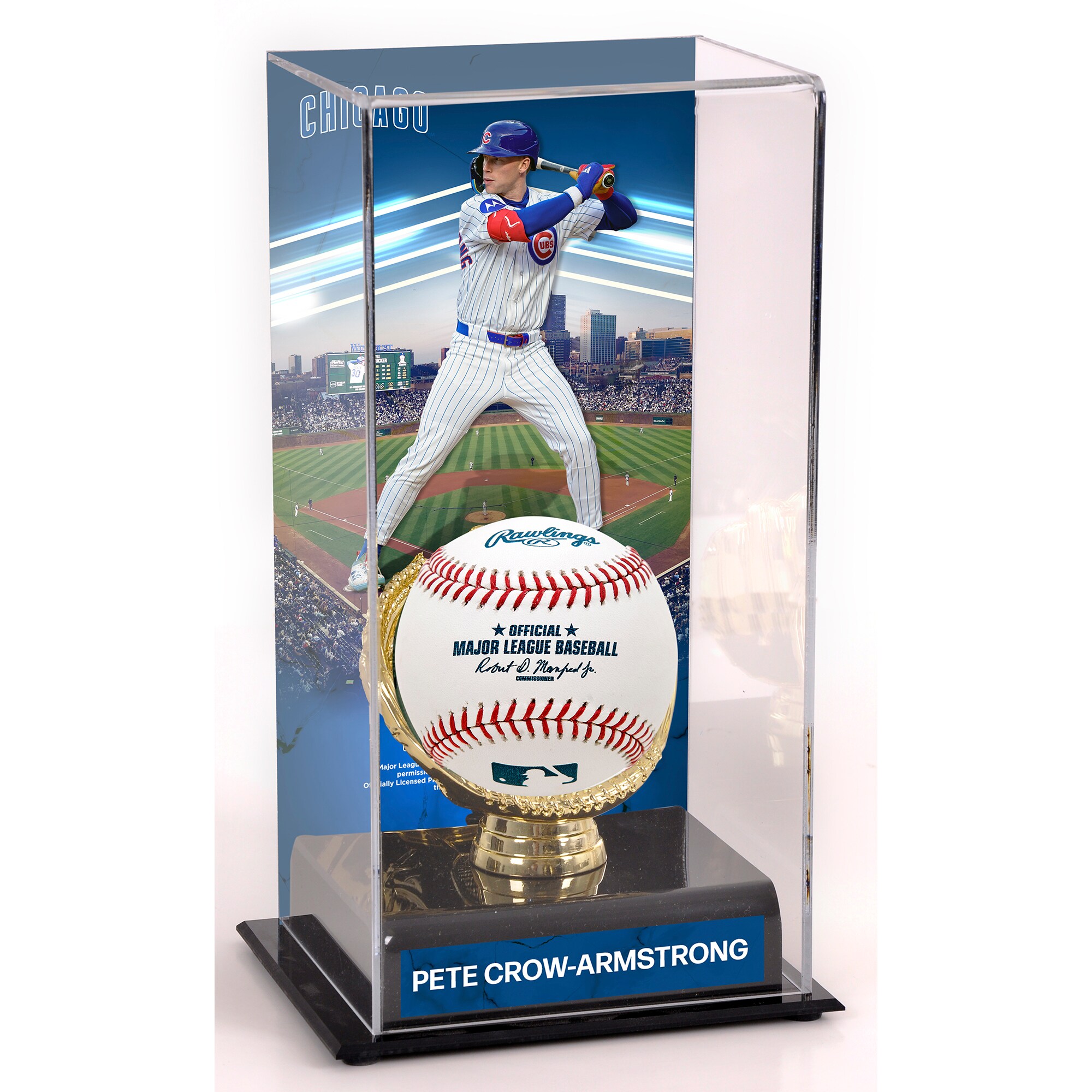 【公式グッズ】MLB カブス ピート・クロウ=アームストロング コレクタブル用 野球ボールケース(ボール無し) Fanatics Authentic/ファナティクスオーセンティック (UNS DISPLAY CASE 45839)|Fanatics公式ストア 店