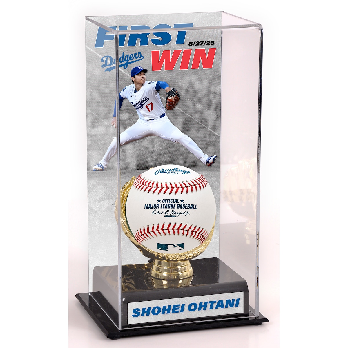 【公式グッズ】MLB ドジャース 大谷 翔平 コレクタブル用 野球ボールケース(ボール無し) Fanatics Authentic/ファナティクスオーセンティック (UNS BSBL DISPLAY CASE 45910)|Fanatics公式ストア 店