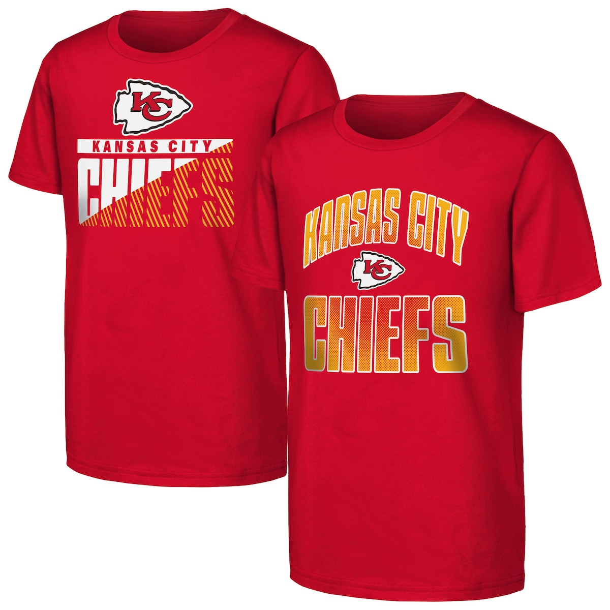 【公式グッズ】NFL チーフス Tシャツ Outerstuff キッズサイズ レッド (NFL Youth Never Quit 2 pack Crew SST) 7,259円