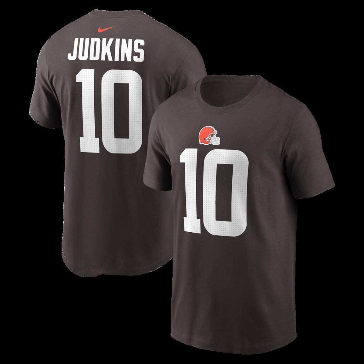 【公式グッズ】NFL ブラウンズ クインション・ジャドキンス ネーム&ナンバー Tシャツ Nike/ナイキ メンズ ブラウン (25 Men's NFL Nike Player N&N Tee)｜Fanatics公式ストア 店