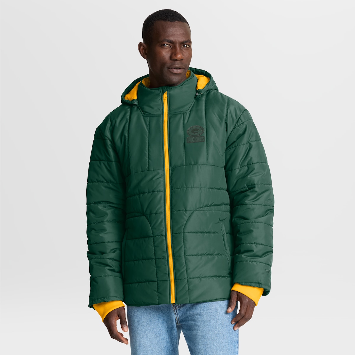 【公式グッズ】NFL パッカーズ ジャケット Fanatics/ファナティクス メンズ グリーン (Level Up Men's FZ Hooded Jacket)