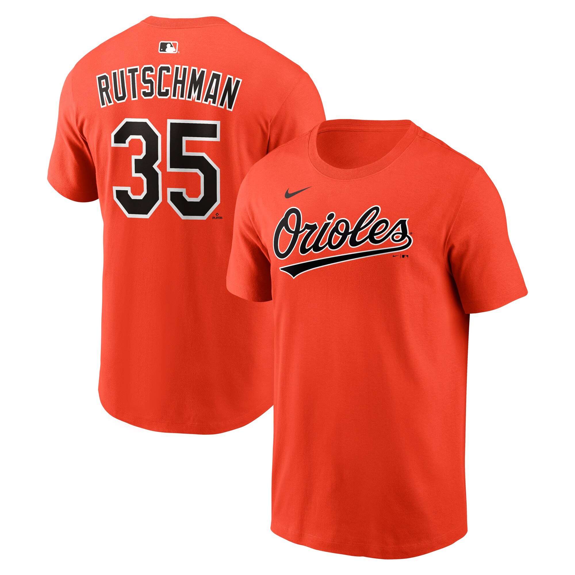 【公式グッズ】MLB オリオールズ アドリー・ルッチマン ネーム&ナンバー Tシャツ Nike/ナイキ メンズ オレンジ (Nike Men's N&N CORE Tee - 2026)|Fanatics公式ストア 店