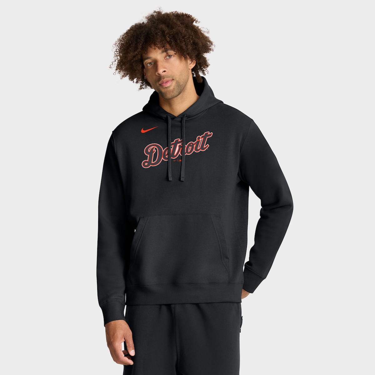 【公式グッズ】MLB タイガース パーカー Nike/ナイキ メンズ ブラック (Men's Nike MLB Club Hood)|Fanatics公式ストア 店