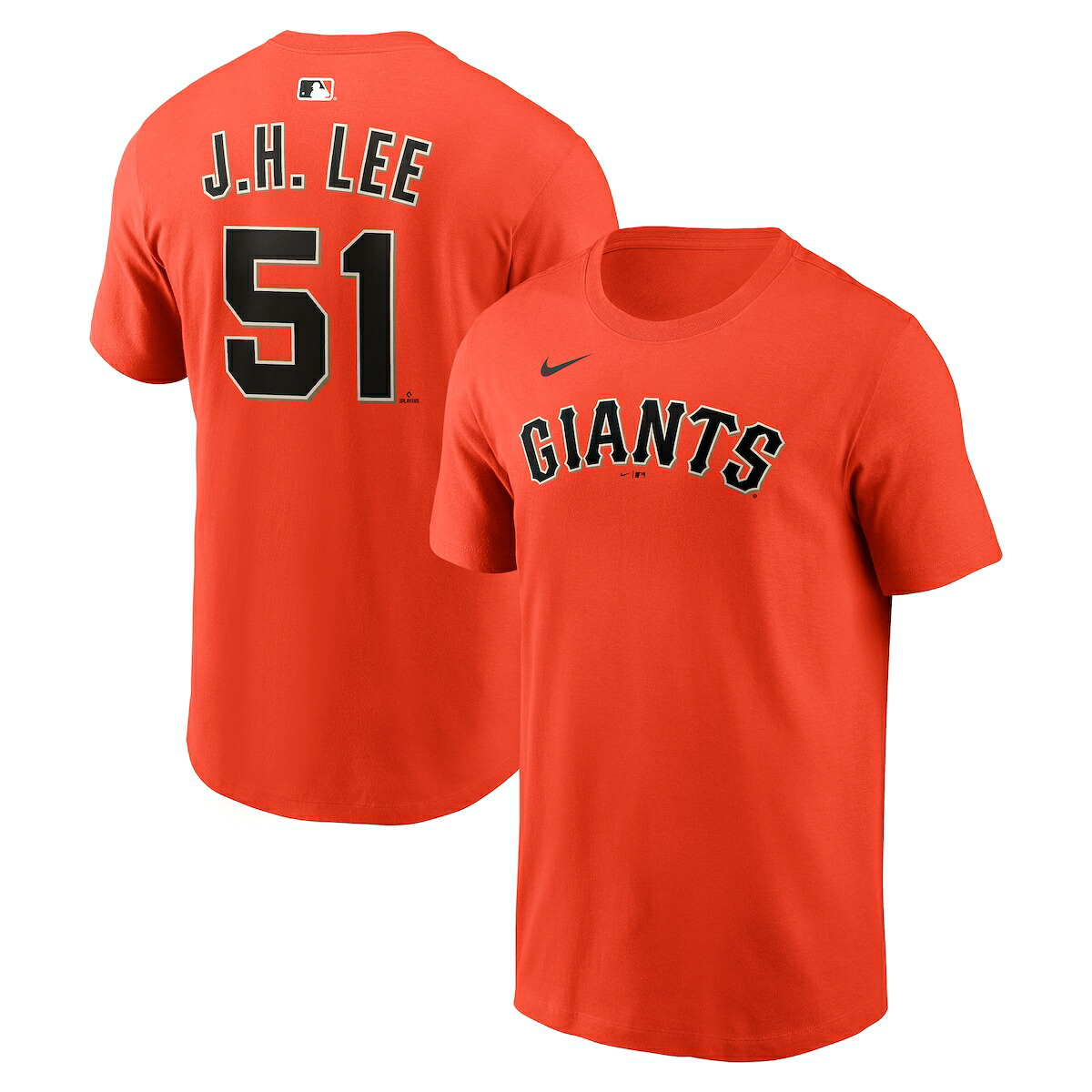 【公式グッズ】MLB ジャイアンツ チョン・フーリ ネーム&ナンバー Tシャツ Nike/ナイキ メンズ オレンジ (Nike 2026 Men's N&N League Seasonal Tee)|Fanatics公式ストア 店