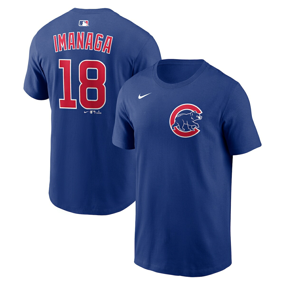 【公式グッズ】MLB カブス 今永 昇太 ネーム&ナンバー Tシャツ Nike/ナイキ メンズ ロイヤルブルー (Nike Men's N&N CORE Tee - 2026)|Fanatics公式ストア 店