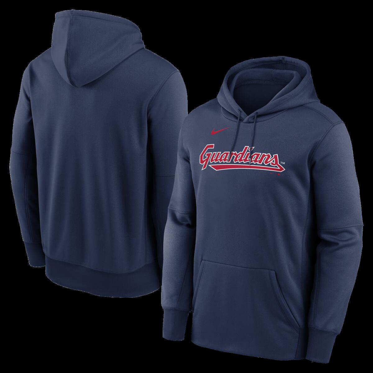 【公式グッズ】MLB インディアンス トレーナー Nike/ナイキ メンズ ネイビー (Men's Nike MLB Primary Wordmark Therma Hood)|Fanatics公式ストア 店