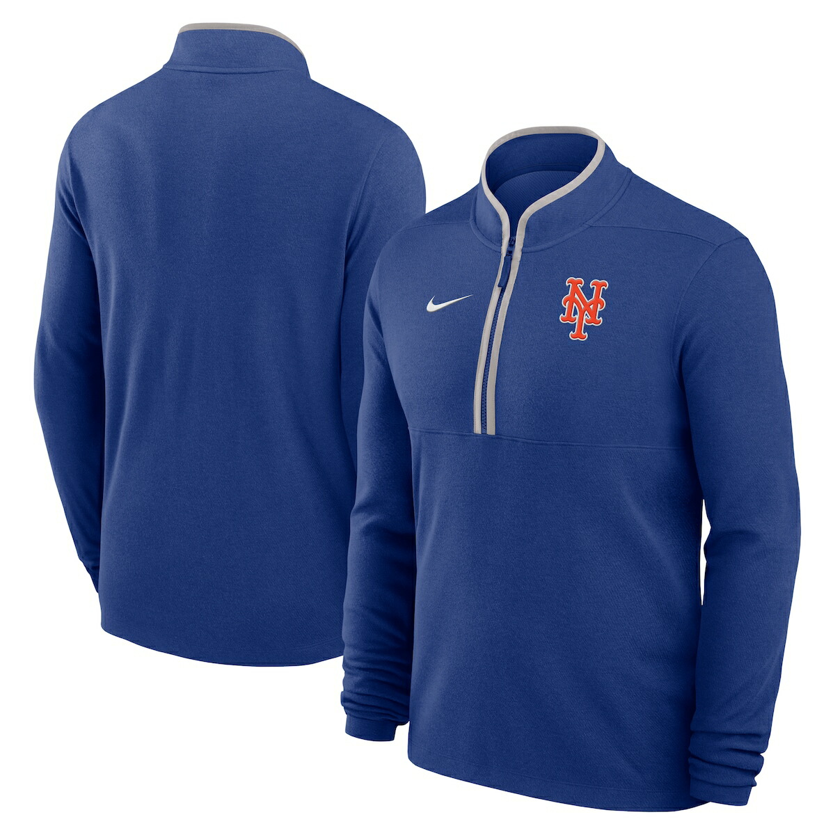 【公式グッズ】MLB メッツ プルオーバー Nike/ナイキ メンズ ロイヤルブルー (Men's Nike MLB Victory Half Zip)