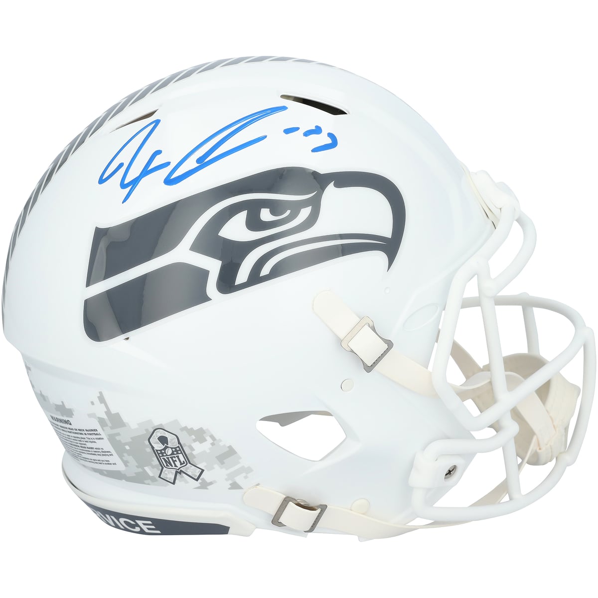 【公式シリアル番号付き】NFL シーホークス ジャクソン・スミス＝ニジバ 直筆サイン入り 実物大 ヘルメット Fanatics Authentic/ファナティクスオーセンティック (AUT PRO HELMET 45958)｜Fanatics公式ストア 店