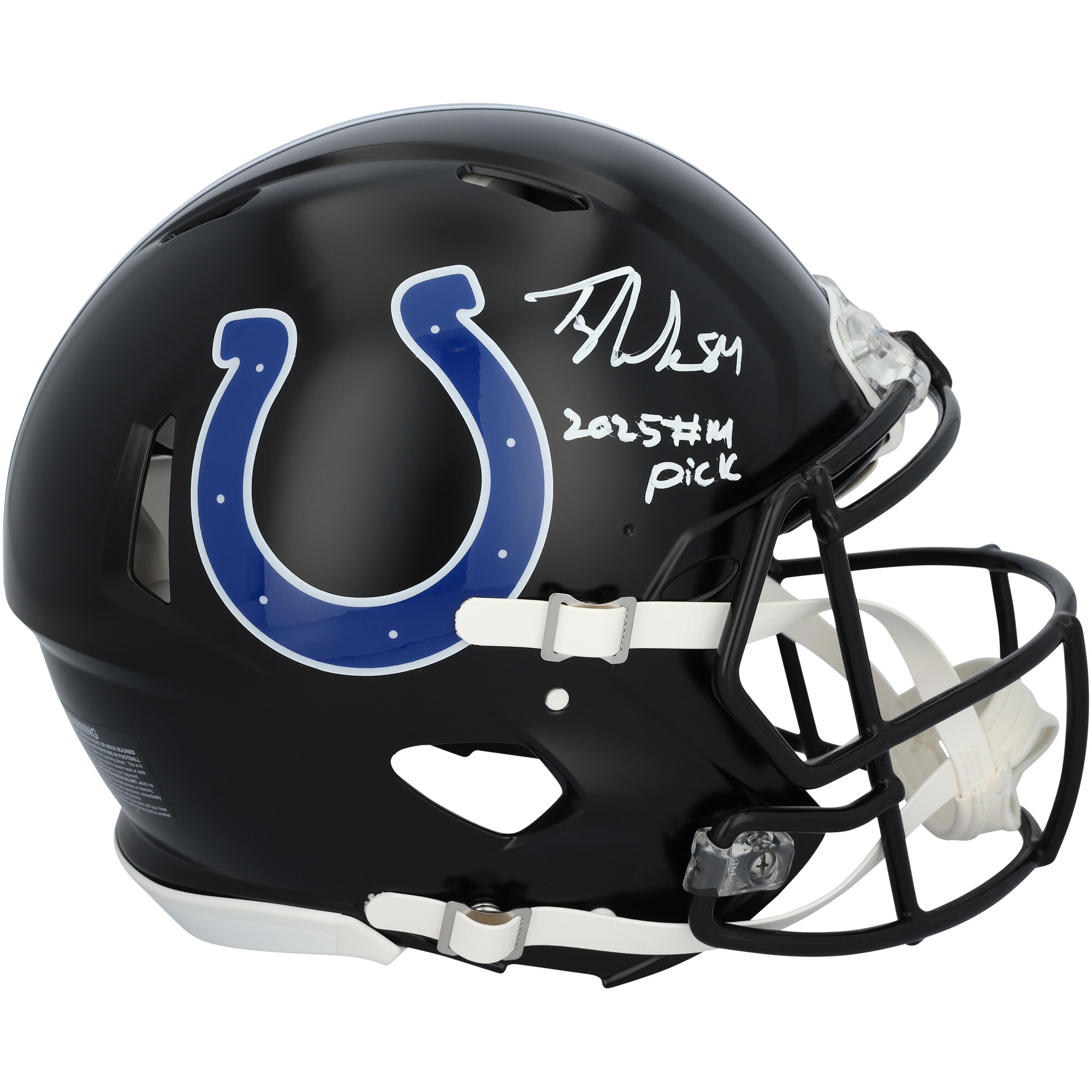 【公式シリアル番号付き】NFL コルツ タイラー・ウォーレン 直筆サイン入り 実物大 ヘルメット Fanatics Authentic/ファナティクスオーセンティック (AUT PRO HELMET 46006)｜Fanatics公式ストア 店