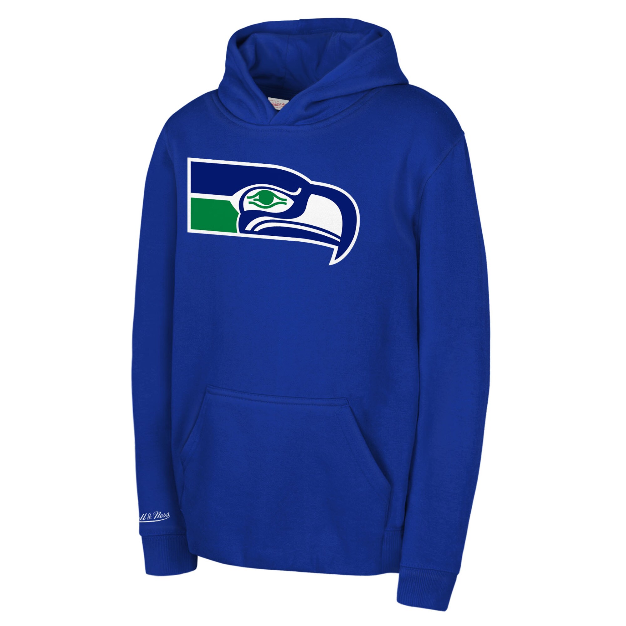 【公式グッズ】NFL シーホークス パーカー Mitchell & Ness/ミッチェル＆ネス ユース・ジュニアサイズ ロイヤルブルー (Youth OST-Mitchell & Ness NFL Retro Logo PO Hoodie)｜Fanatics公式ストア 店