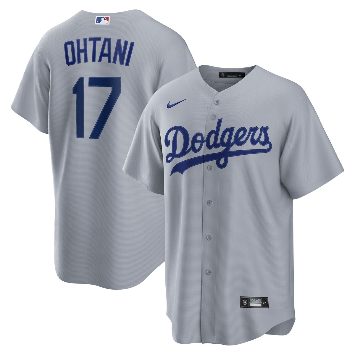 【公式グッズ】MLB ドジャース 大谷 翔平 ロード レプリカ ユニフォーム Nike/ナイキ メンズ グレイ (Nike 2026 Men's LEAGUE SEASONAL Replica Player Jersey - Smart PIDs)