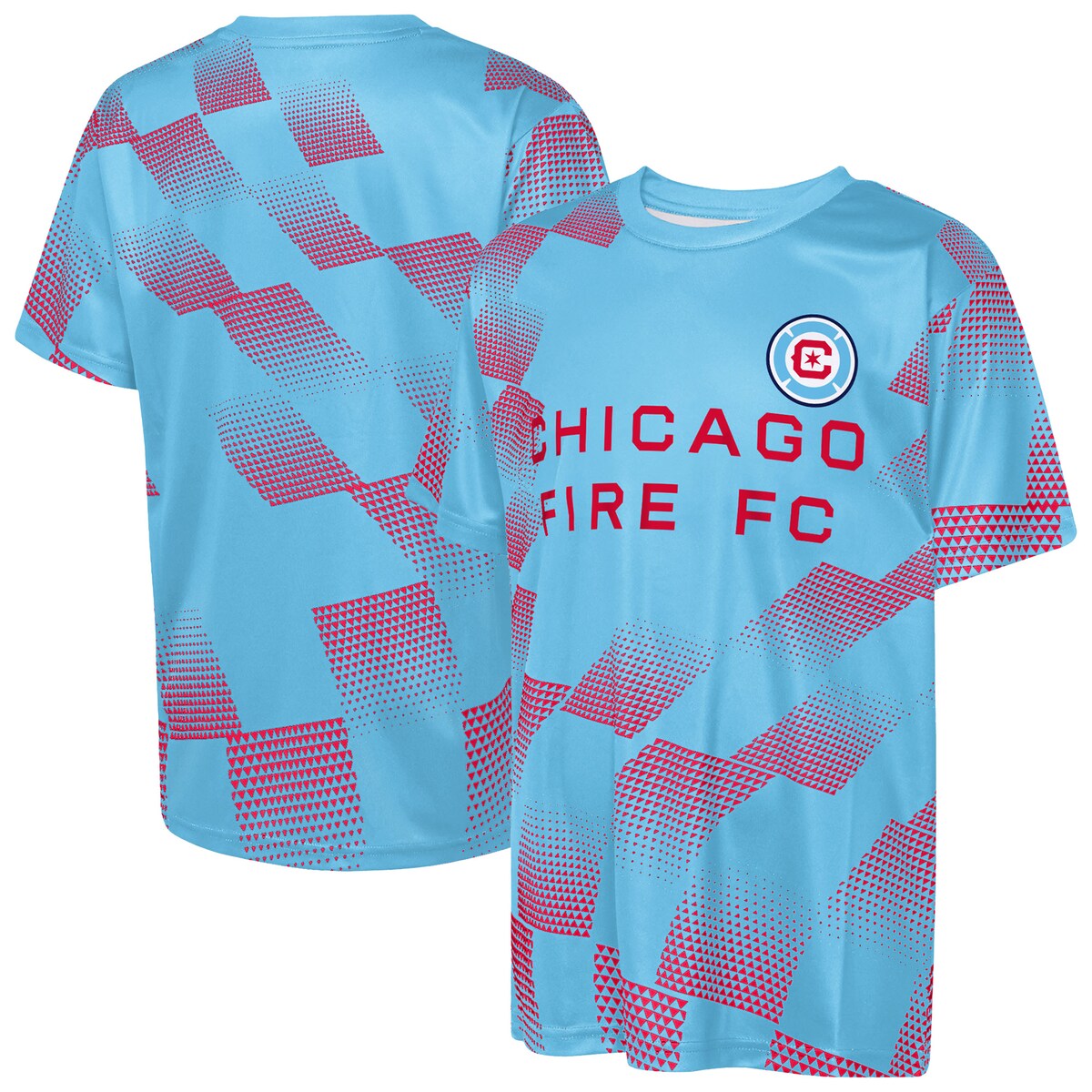 【公式グッズ】MLS シカゴ・ファイア Tシャツ Outerstuff ユース・ジュニアサイズ ブルー (OST S26 Youth Sheer Thrill Team Graphic Tee) 5,371円