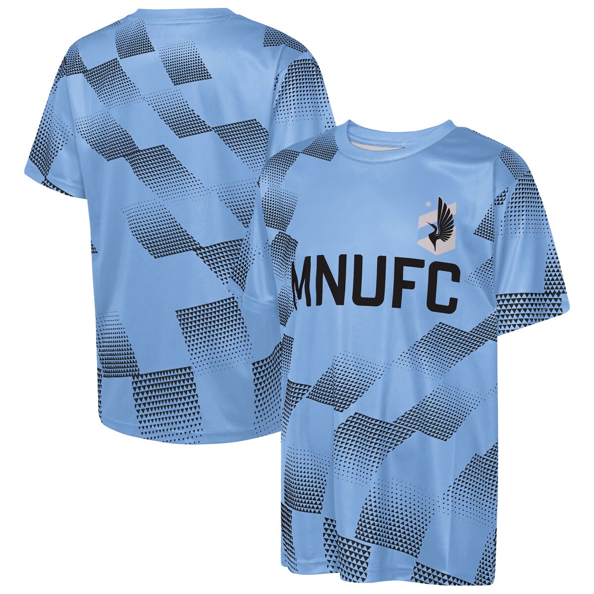 【公式グッズ】MLS ユナイテッドFC Tシャツ Outerstuff ユース・ジュニアサイズ ライトブルー (OST S26 Youth Sheer Thrill Team Graphic Tee)