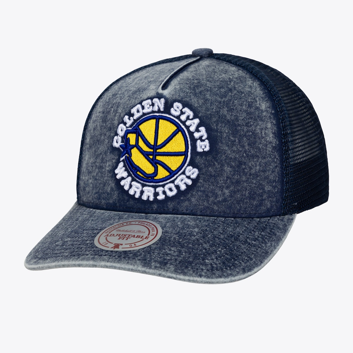 【公式グッズ】NBA ウォリアーズ アジャスタブルキャップ Mitchell & Ness/ミッチェル＆ネス メンズ ブルー (26 NBA MNC Gameday Snow Wash Trucker)｜Fanatics公式ストア 店 7,769円