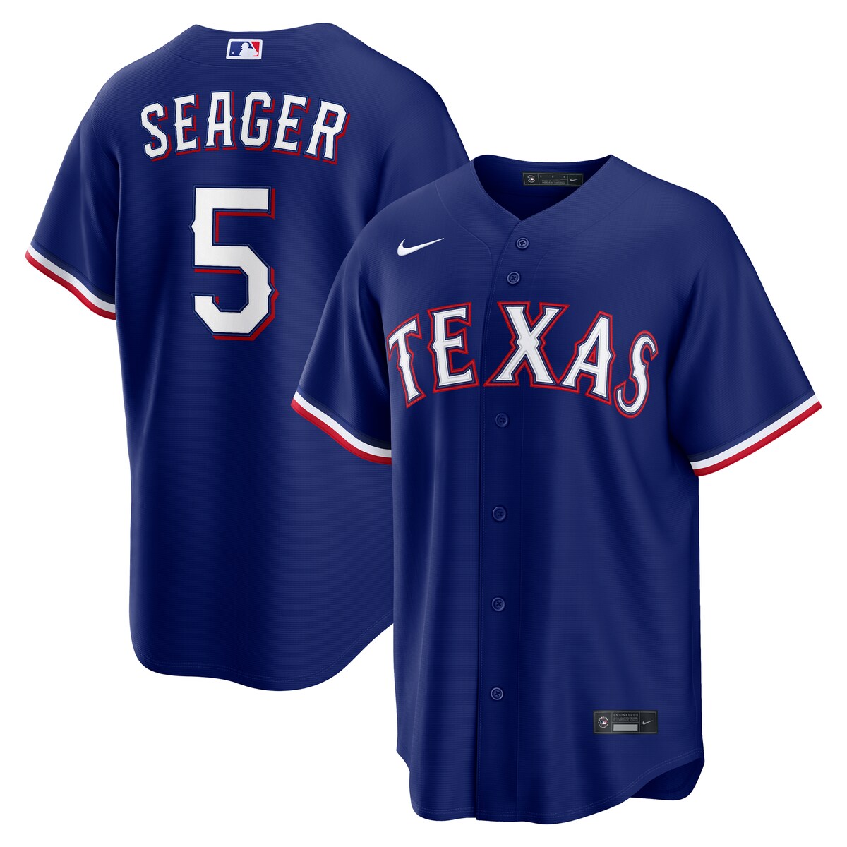 【公式グッズ】MLB レンジャーズ コーリー・シーガー オルタネイト ユニフォーム （レプリカ） Nike/ナイキ メンズ (Replica 2026 Men's LEAGUE SEASONAL Jersey - Player)