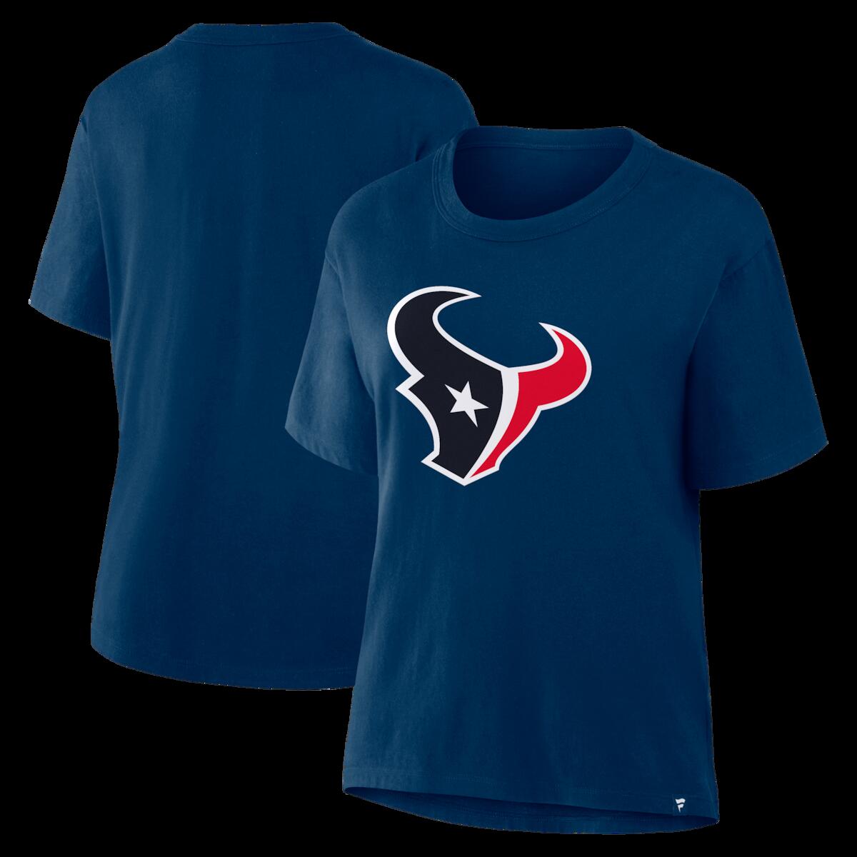 【公式グッズ】NFL テキサンズ Tシャツ Fanatics/ファナティクス レディース ネイビー (NFL Womens Fanatics Essential Legacy Cotton SST - R)｜Fanatics公式ストア 店