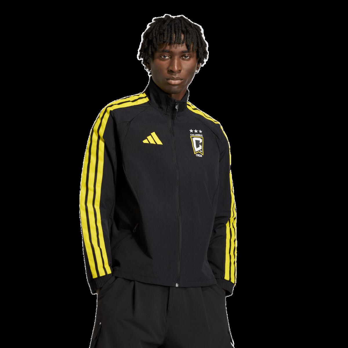 【公式グッズ】MLS コロンバス・クルー ジャケット Adidas/アディダス メンズ ブラック (ADI Men's S26 Anthem Jacket)