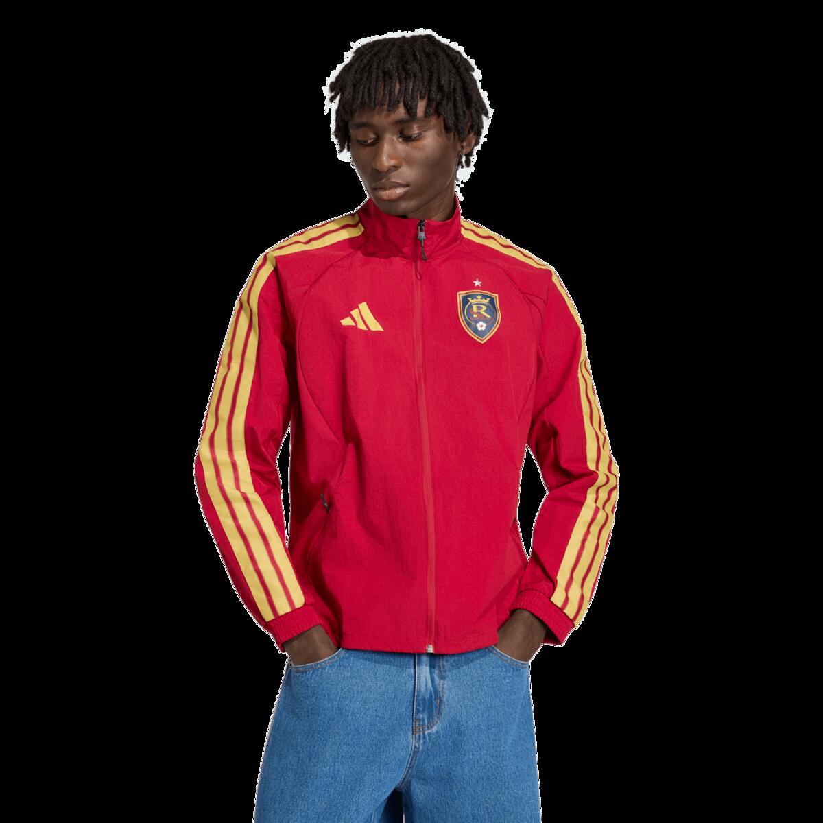 【公式グッズ】MLS ソルトレイク ジャケット Adidas/アディダス メンズ レッド (ADI Men's S26 Anthem Jacket)