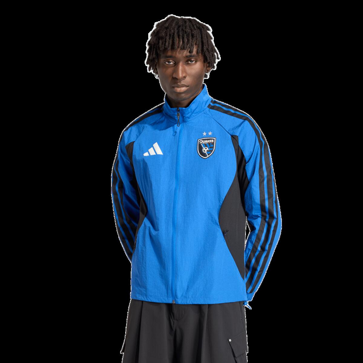 【公式グッズ】MLS アースクエイクス ジャケット Adidas/アディダス メンズ ブルー (ADI Men's S26 Anthem Jacket)