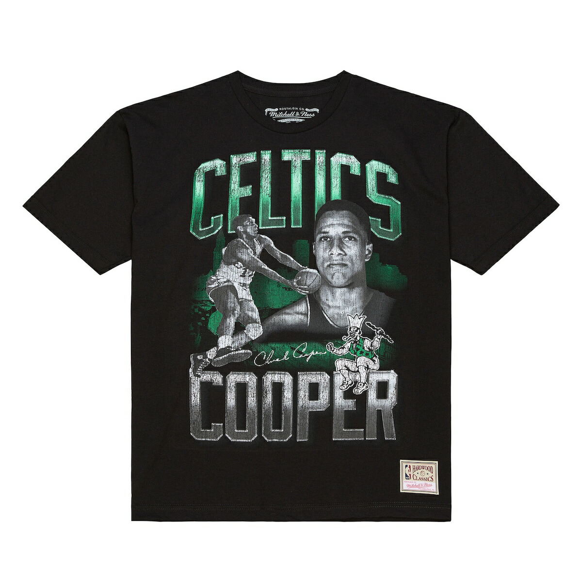 【公式グッズ】NBA セルティックス チャック・クーパー Tシャツ Mitchell & Ness/ミッチェル&ネス メンズ ブラック (M&N NBA 75th Anniversary Pioneers Tee - Player)|Fanatics公式ストア 店