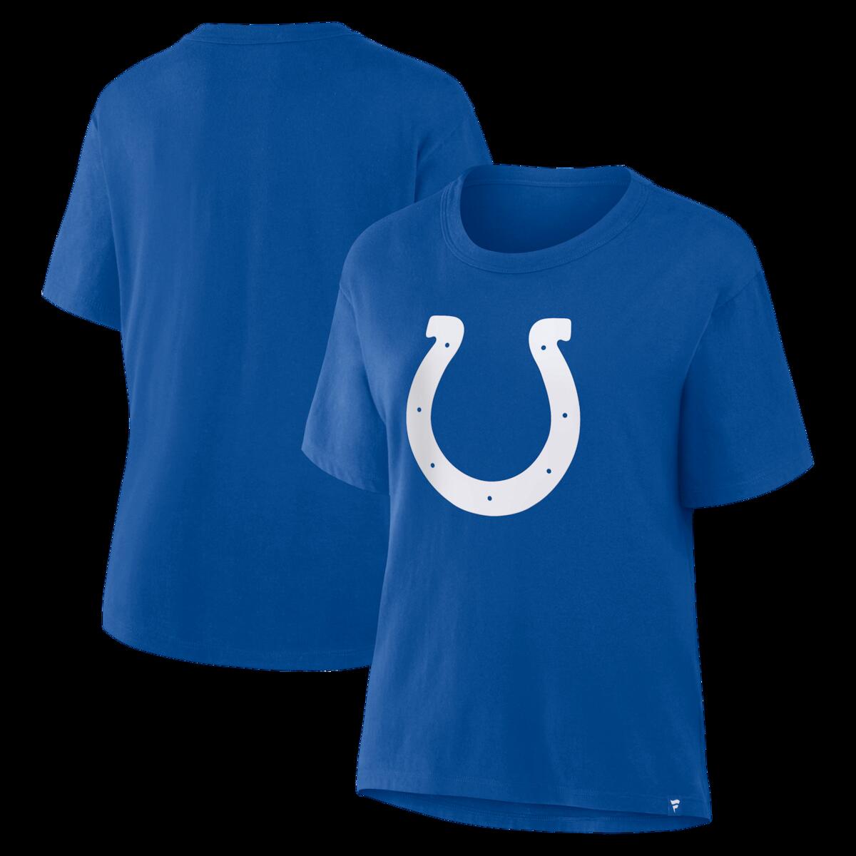 【公式グッズ】NFL コルツ Tシャツ Fanatics/ファナティクス レディース ロイヤルブルー (NFL Womens Fanatics Essential Legacy Cotton SST - R)｜Fanatics公式ストア 店
