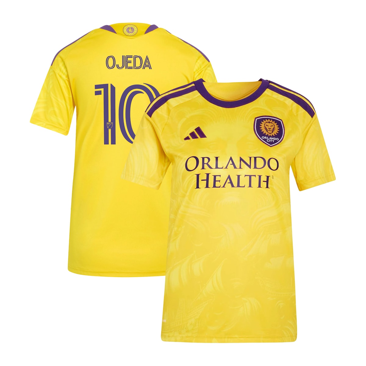 【公式グッズ】MLS オーランド・シティSC アグスティン・オヘダ レプリカ ユニフォーム Adidas/アディダス レディース イエロー (ADI 2026 Women's MLS Replica Jersey - Player)|Fanatics公式ストア 店