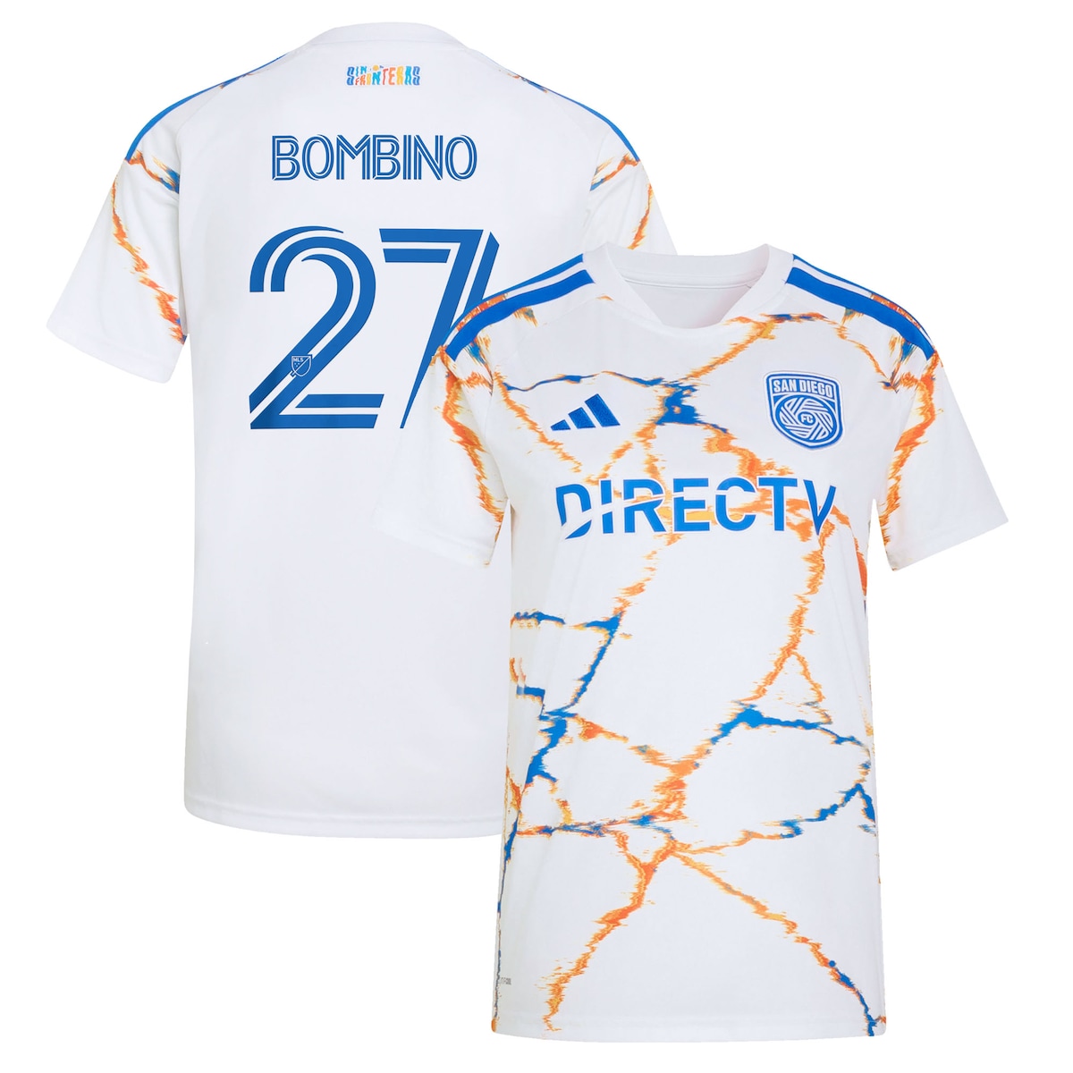 【公式グッズ】MLS サンディエゴFC レプリカ ユニフォーム Adidas/アディダス レディース ホワイト (ADI 2026 Women's MLS Replica Jersey - Player)｜Fanatics公式ストア 店