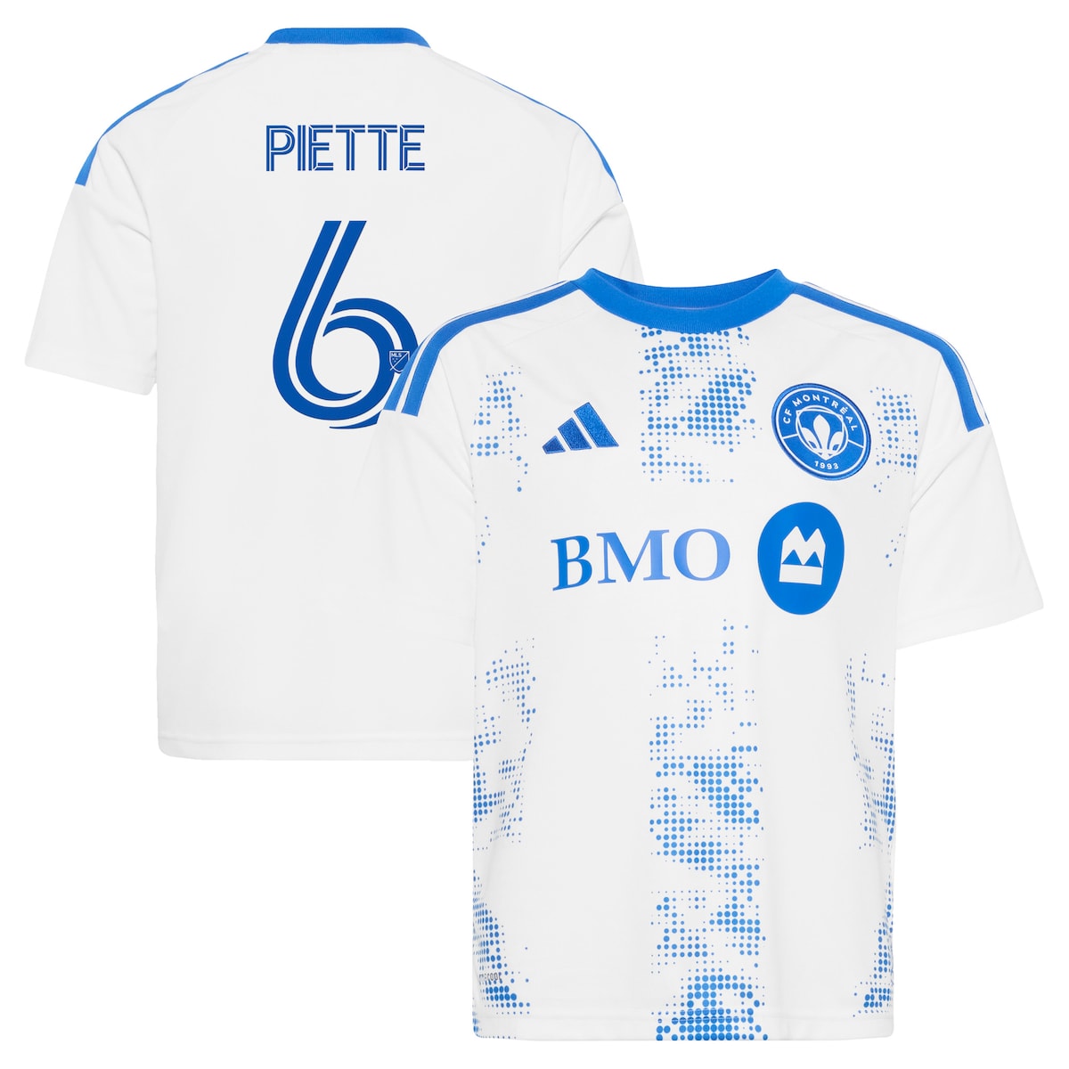 【公式グッズ】MLS CFモントリオール ピエット レプリカ ユニフォーム Adidas/アディダス ユース・ジュニアサイズ ホワイト (ADI 2026 Youth MLS Replica Jersey - Player)