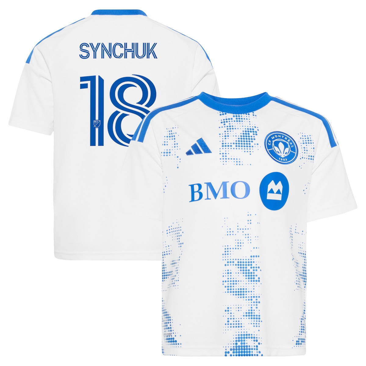 【公式グッズ】MLS CFモントリオール ヘンナディ・シンチュク レプリカ ユニフォーム Adidas/アディダス ユース・ジュニアサイズ ホワイト (ADI 2026 Youth MLS Replica Jersey - Player)