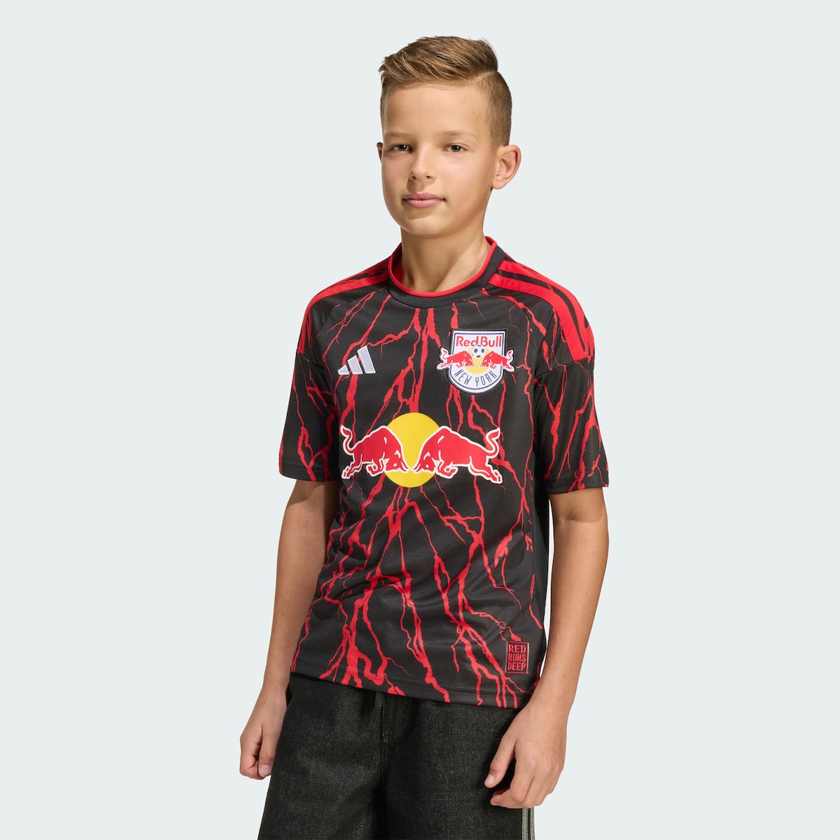 【公式グッズ】MLS レッドブルズ レプリカ ユニフォーム Adidas/アディダス ユース・ジュニアサイズ ブラック (ADI 2026 Youth MLS Replica Jersey) 11,862円