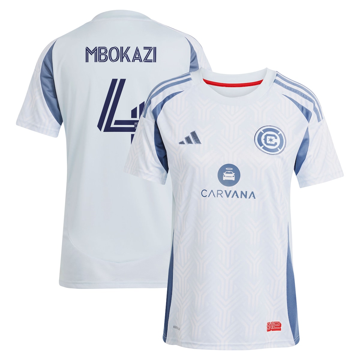 【公式グッズ】MLS シカゴ・ファイア ムベケゼリ・ムボカジ レプリカ ユニフォーム Adidas/アディダス レディース ライトブルー (2025 Women's MLS Replica Player Jersey)|Fanatics公式ストア 店