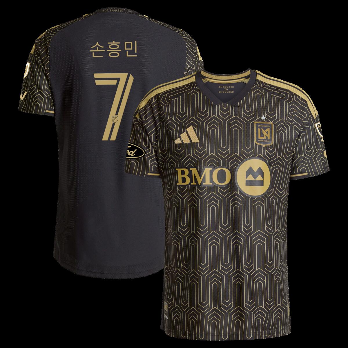【公式グッズ】MLS LAFC オーセンティック ユニフォーム Adidas/アディダス メンズ ブラック (ADI 2026 Men's MLS Authentic Jersey W/ Patch - Player)