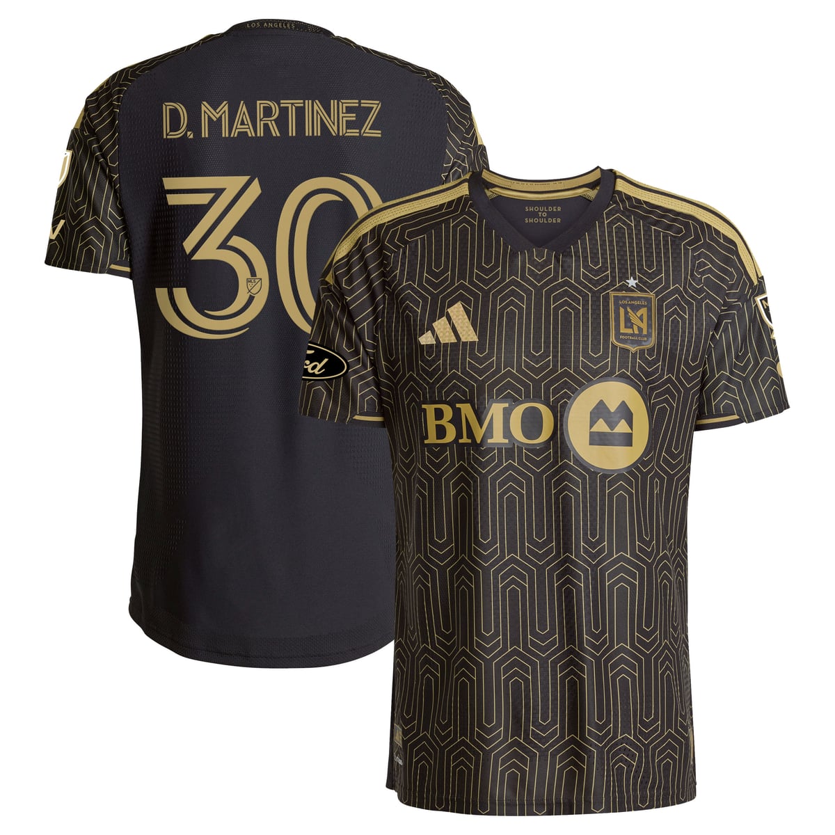【公式グッズ】MLS LAFC デビッド・マルティネス オーセンティック ユニフォーム Adidas/アディダス メンズ ブラック (ADI 2026 Men's MLS Authentic Jersey W/ Patch - Player)